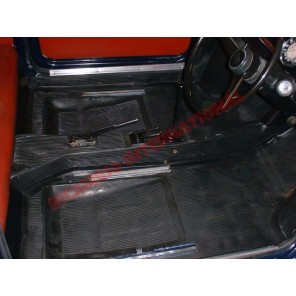 Juego de alfombras de goma originales (5 piezas) - Classic Fiat 500