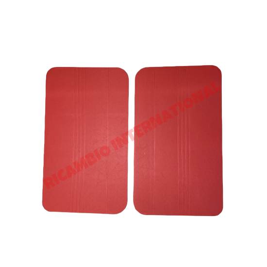 Conjunto de paneles de puerta interior rojo-Fiat clásico 500