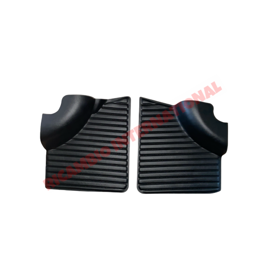 Black Rear Inner Arch Panel Kit - Classic Fiat 500 L