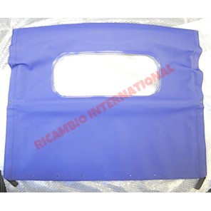 Techo corredizo azul completo con ventana-Classic Fiat 500.126