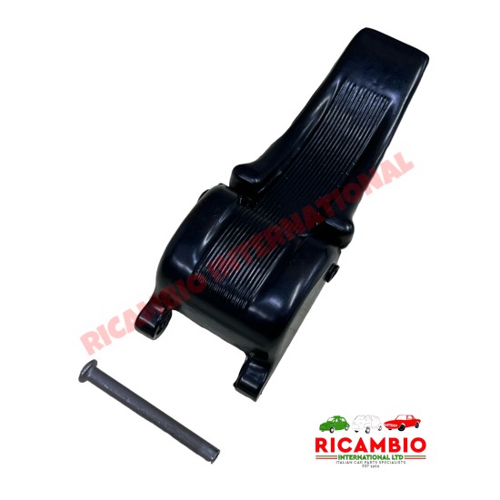 Maniglia per tettuccio apribile/Chiave in metallo nero - Fiat 500 Classic