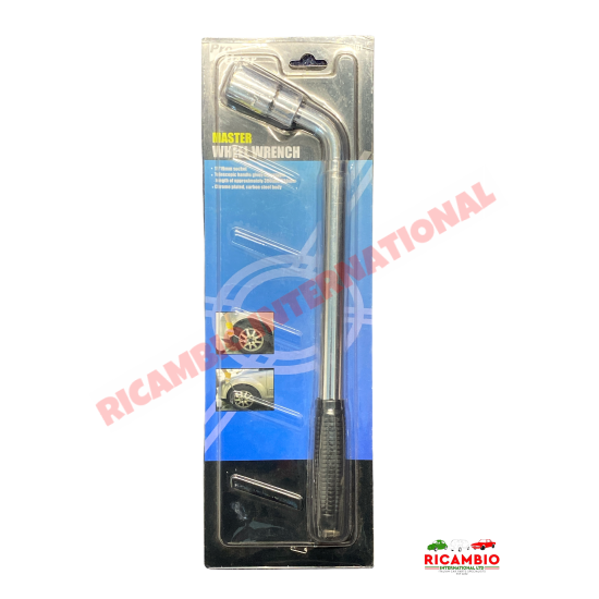 Soporte de rueda extensible de largo alcance