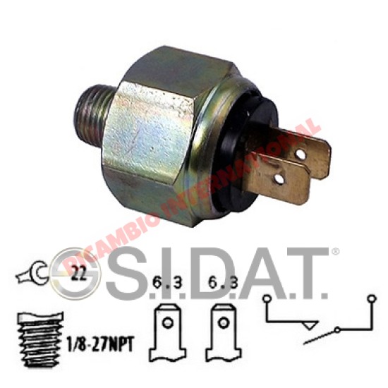Interruptor de la luz de freno - Classic Fiat 500, 600