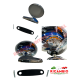 Round Chrome Mirror (Bolt-on) - Fiat 124, 850 Sports & Spider, Alfa Spider PLUS MANY OTHERS