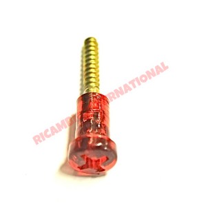 Tornillo de la lámpara roja (30 mm) - Fiat, Lancia y Alfa Romeo