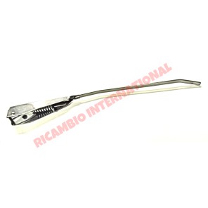 Chrome Wiper Arm (5mm/LHD/Bolt on) - Classic Fiat 500, 600, 1100