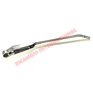 Brazo de limpiaparabrisas cromado (7mm/Push On/LHD) - Classic Fiat 500, 126