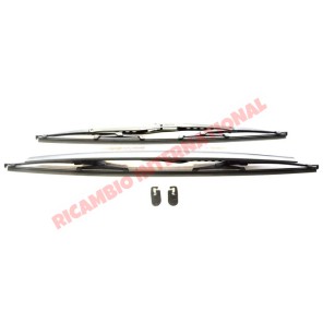 Kit de cuchilla para limpiaparabrisas delantero (con spoiler)-Fiat Punto MK1