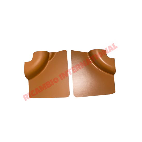 Tan/Ocra Rear Inner Arch Panel Set - Classic Fiat 500 F/R