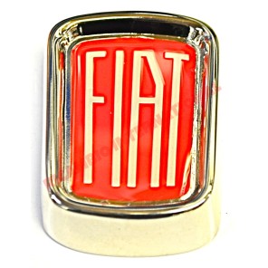 Insignia de metal cromado delantero-Classic Fiat 500