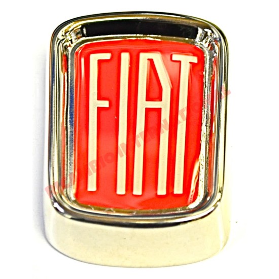 Metal Chrome Front Badge - Classic Fiat 500