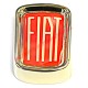 Metal Chrome Front Badge - Classic Fiat 500