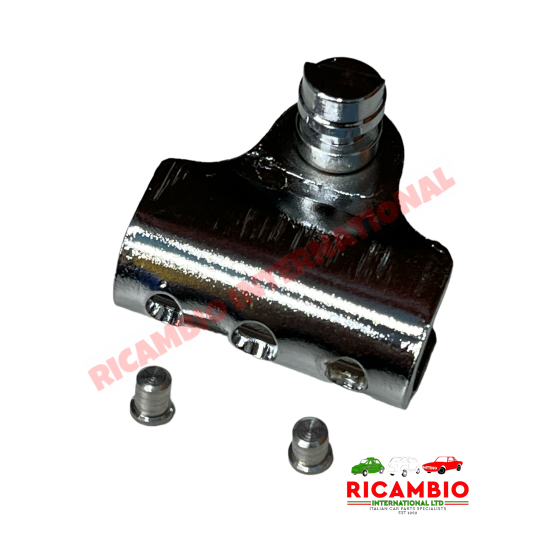 Chrome Quarter Light Bracket - Classic Fiat 500
