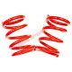 Ferrari Red Rear Lowered Coil Spring Kit (185mm) - Classic Fiat 500