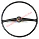 Original Black Steering Wheel - Classic Fiat 500