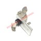 Chrome Rear Engine Bloc che Blocca e Chiavi - Fiat 126