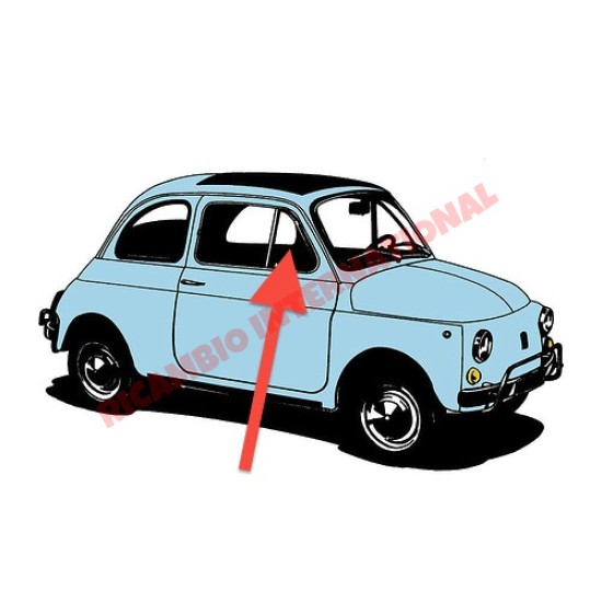 O/S Right Hand Front Quarter Light Seal - Classic Fiat 500