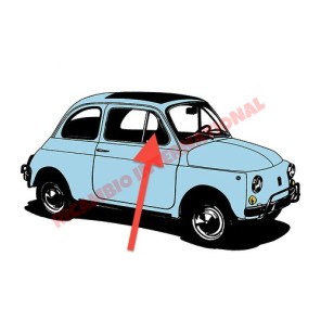 Junta de la luz delantera N/S izquierda - Classic Fiat 500