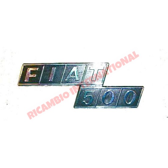 Rear Badge - Classic Fiat 500