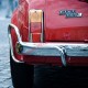 Rear Badge & Clips - Classic Fiat 500