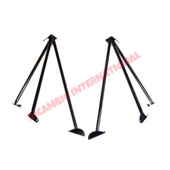 Soportes de la tapa del motor trasera - Classic Fiat 500