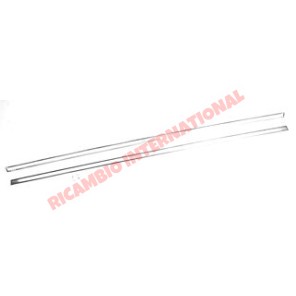 Kit de molduras de aluminio para umbrales (2 piezas) - Classic Fiat 500