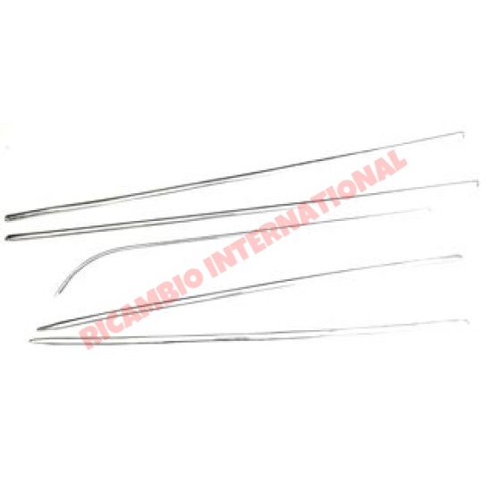 Aluminium Moulding Kit (5 piece) - Classic Fiat 500