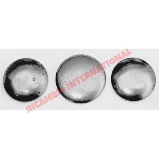 Crankshaft Metal Core Plug Cap Kit - Classic Fiat 500, 126