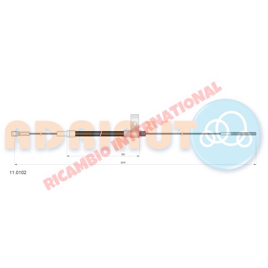Clutch Cable - Fiat 500 L