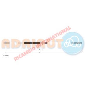 Cable de embrague - Fiat 500 R & 126 todos los modelos