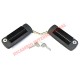 Kit de manija de la puerta exterior negro-Fiat 126