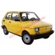 Kit de manija de la puerta exterior negro-Fiat 126