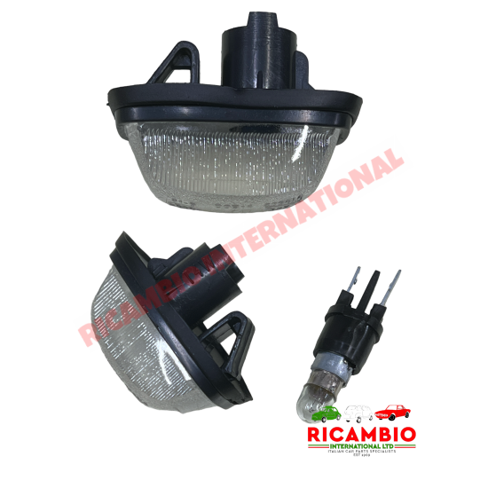 Side Repeater Lamp & Bulb (White) - Fiat 126