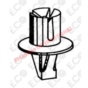 Clip de montaje de faros delanteros - Fiat 126, 127, 128, 900T/E,Strada,Ritmo