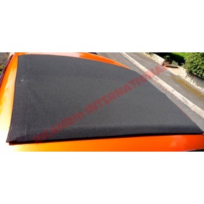Cubierta de techo solar negra MOHAIR SHORT - Classic Fiat 500, 126