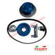 Lightweight Alloy Pulley & Belt Kit (Powder Blue) SHOP SOILED - Classic Fiat 500, 126