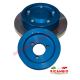 Lightweight Alloy Pulley & Belt Kit (Powder Blue) SHOP SOILED - Classic Fiat 500, 126