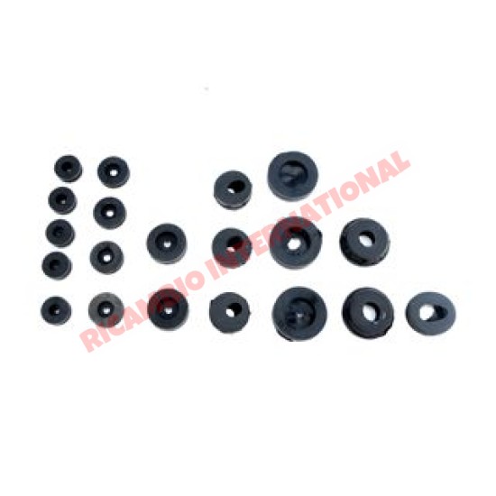 Kit de Grommet de caucho (20 piezas)-Fiat clásico 500