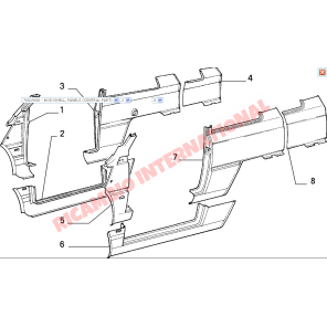 Panel de umbral exterior izquierdo N/S - Classic Fiat Panda