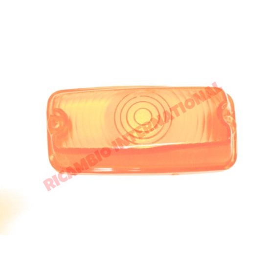 N/S Left Hand Front Indicator Lens Amber - Fiat 850