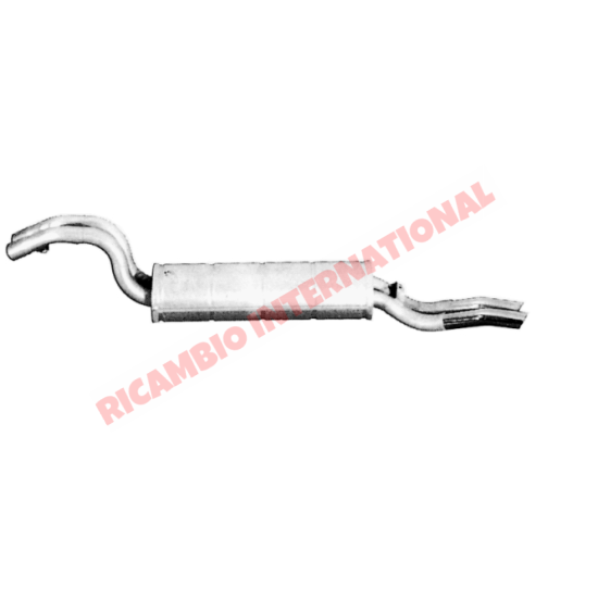 Rear Exhaust - Fiat 130 Berlina, Coupe