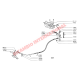 Accelerator Linkage Metal Clip - Classic Fiat 500, 126