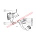 Kit de pedal de freno (2 piezas)-Fiat clásico 500