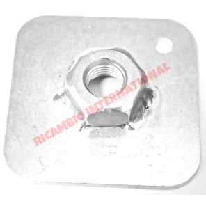 Cinturón roscado de la placa de asiento/tuerca-Fiat clásico 500, 126, 600, 850, 900 además de muchos más