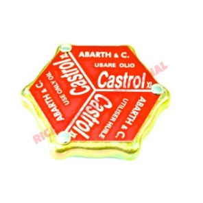 Tapa de llenado de aceite Abarth-Classic Fiat 500.126.600, 850, 850T, 900T/E, 124125131132