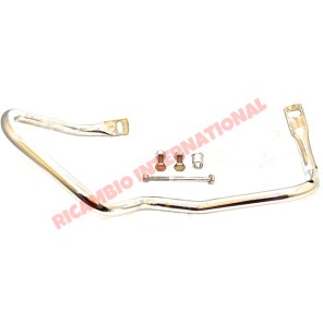 N/S trasero izquierdo parachoques cromado Knudge Bar & accesorios-Classic Fiat 500