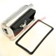 Brushed Aluminium & Black Ashtray - Classic Fiat 500, 126, 600