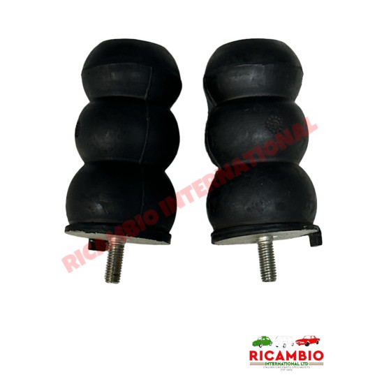 Kit de topes de suspensión trasera - Classic Fiat 500, 126 air cooled, Autobianchi Bianchina