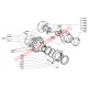 Kit de engranajes Gearbox Planet - Classic Fiat 500, 126