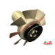Generador de dinamo reacondicionado completo con ventilador y polea de aleación - Classic Fiat 500 Giardiniera, Autobianchi Panoramica,FurgoncinoVentilador de aleación